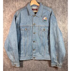 Vintage First Choice US Army Eagle Recruiting Battalion Denver XL Denim Jacket